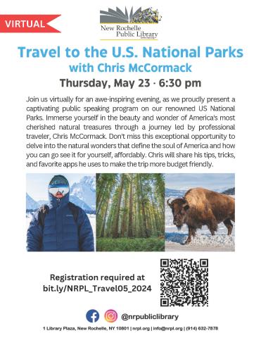 Virtual Program: "Travel to U.S. National Parks"