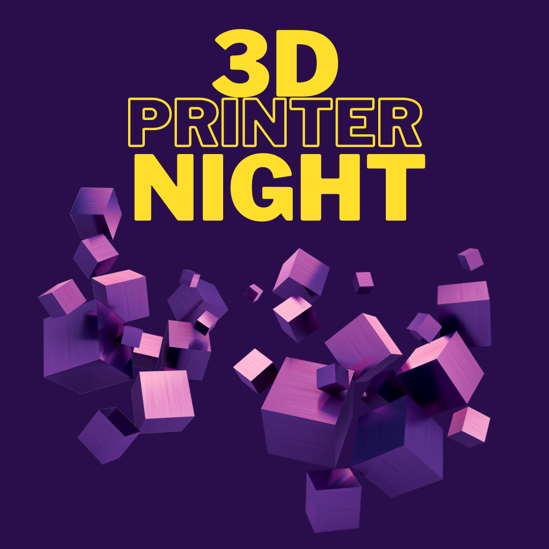 3D Printer Night image