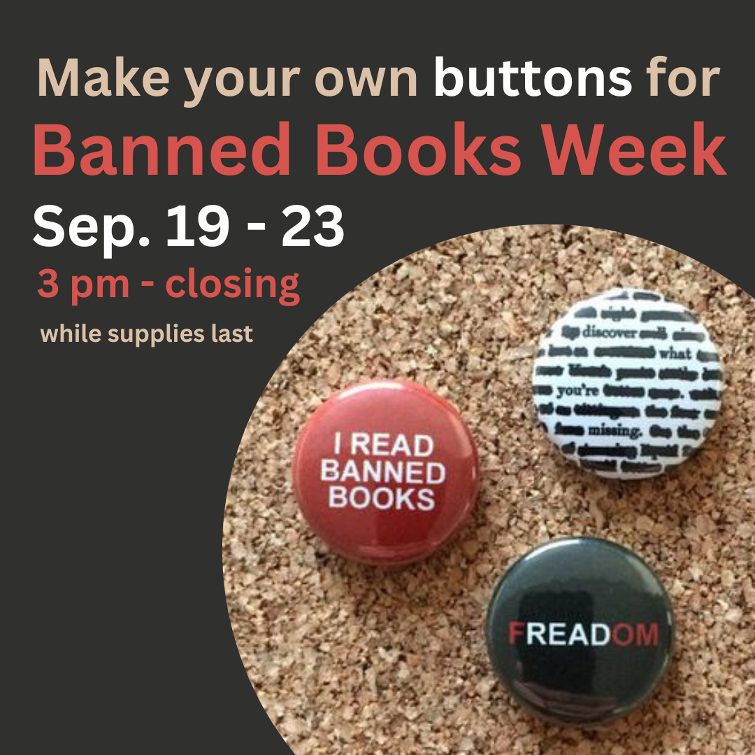 Banned Books Week Buttons