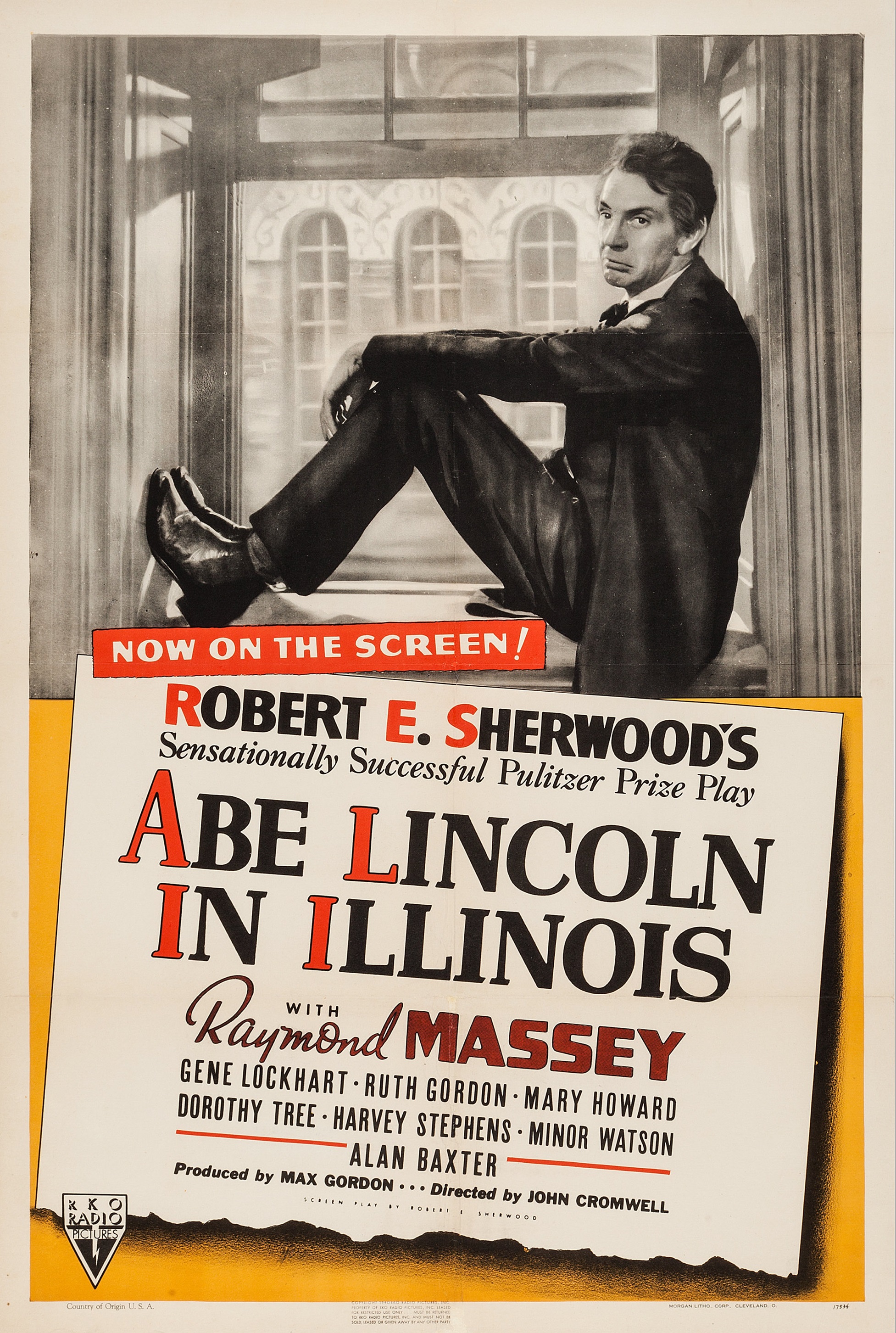 Film: "Abe Lincoln in Illinois"