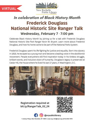 Frederick Douglass National Historic Site Ranger Talk