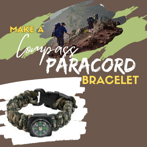 Compass Paracord Bracelet