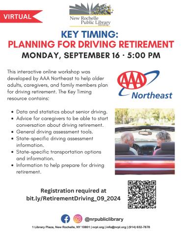 Virtual Program: "Planning for Driving Retirement"