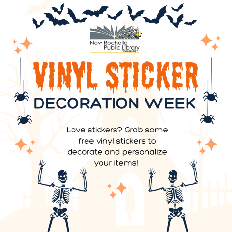 Vinyl Sticker Decoration Week