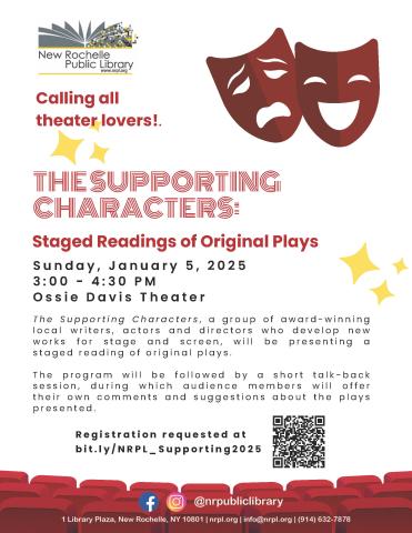 The Supporting Characters: Staged Readings of Original Plays