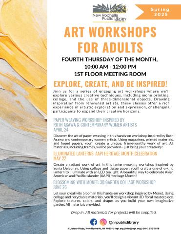 Adult Art Workshop: Paper Weaving