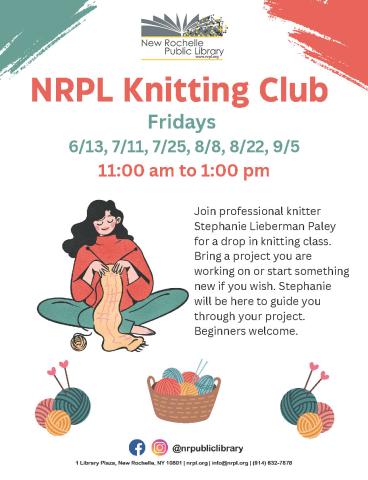 NRPL Knitting Club - Fall 2025