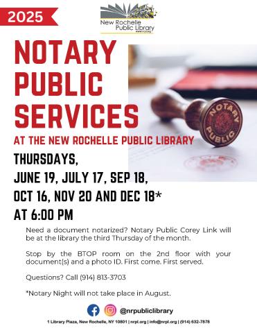 Notary Public Services (Fall 2025)