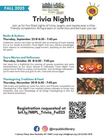 Trivia Night: Books & Authors