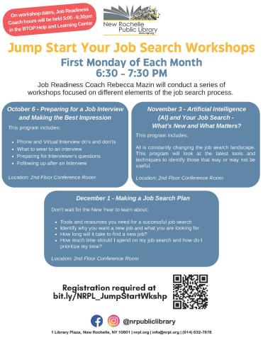 Jump Start Your Job Search Workshop: Preparing for a Job Interview