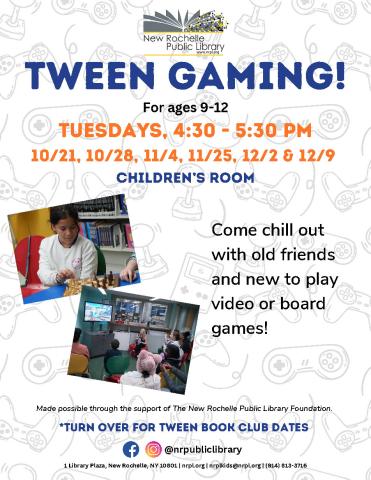 Tween Gaming - Fall 2025 (November through December)