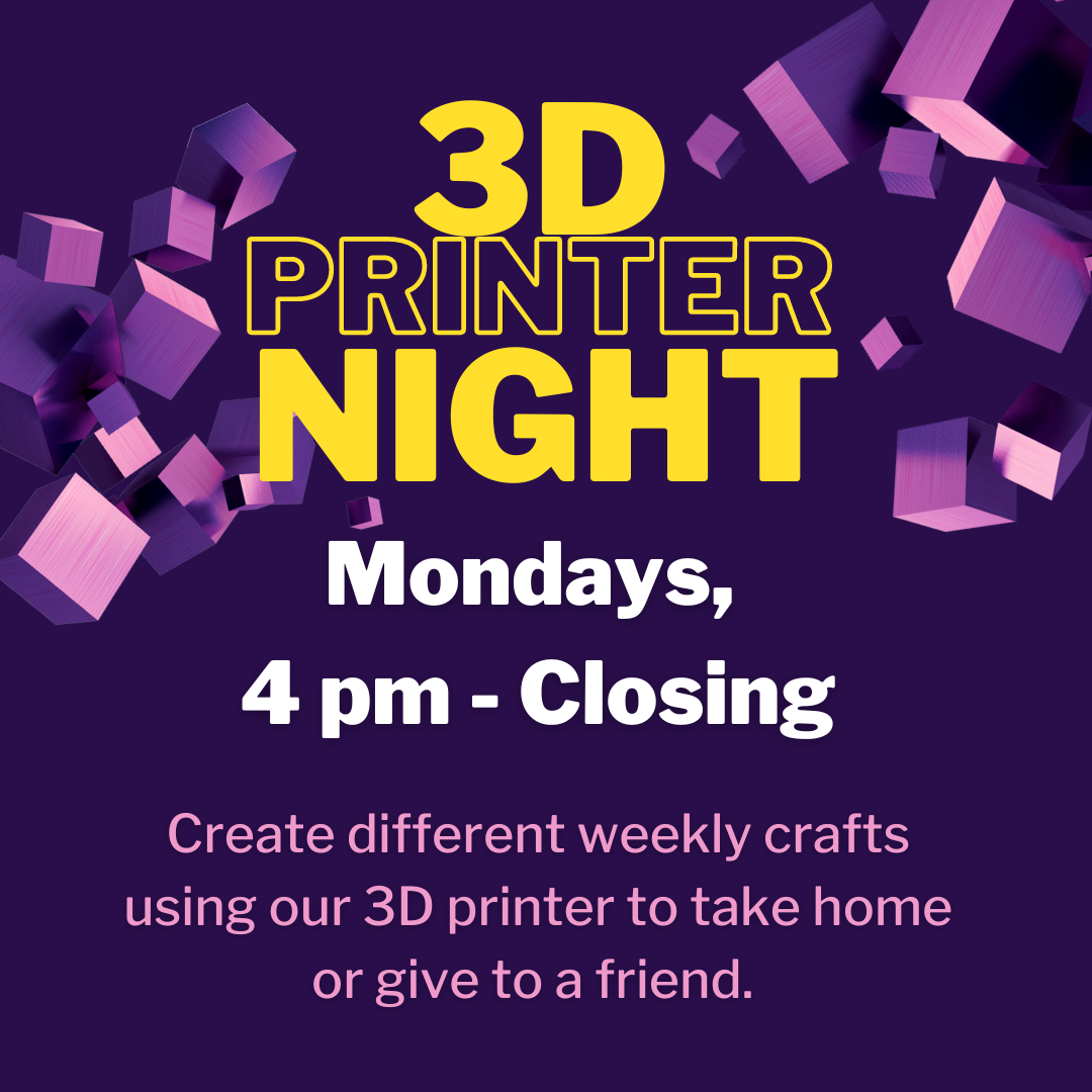 3D Printer Night Promo Image