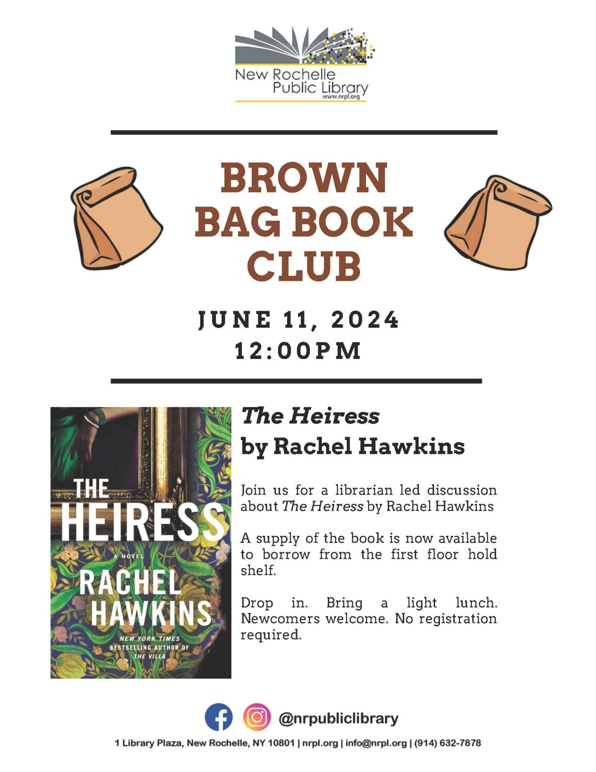 Brown Bag Book Club-June 2024