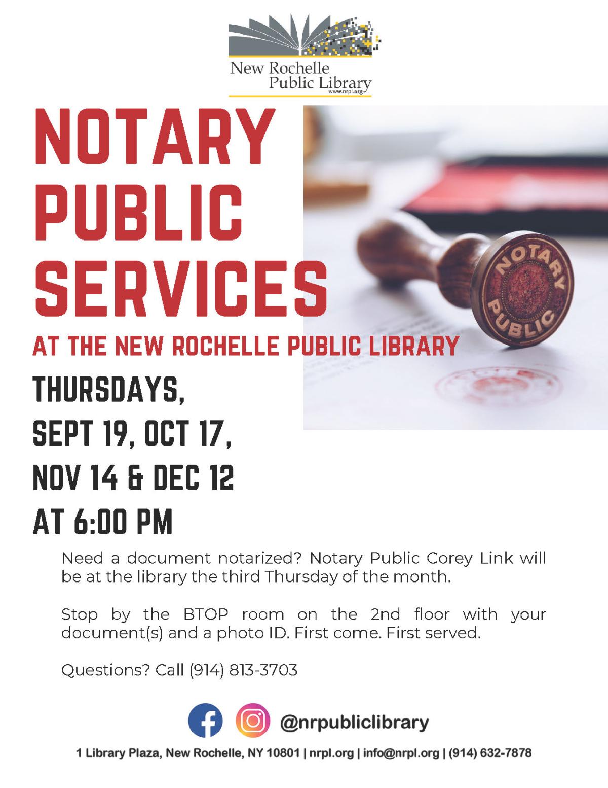 Notary Public Services at NRPL