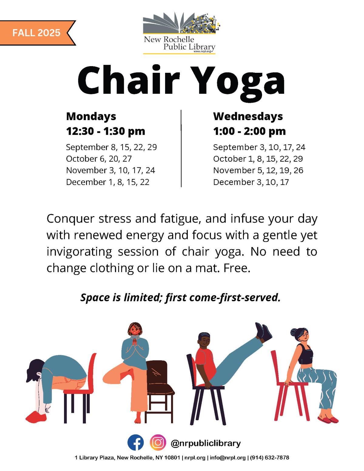 Chair Yoga - Fall 2025